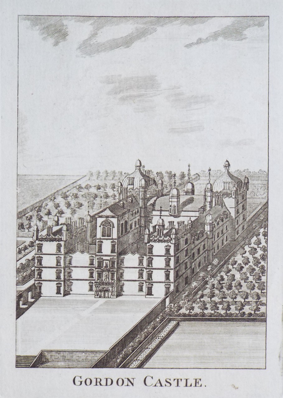 Print - Gordon Castle. (George Heriot's School)