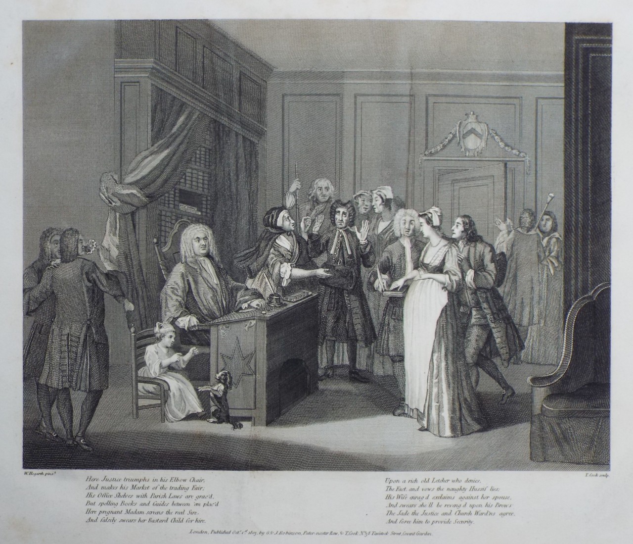 Print - Woman Swearing a Child to a Grave Citizen - Cook