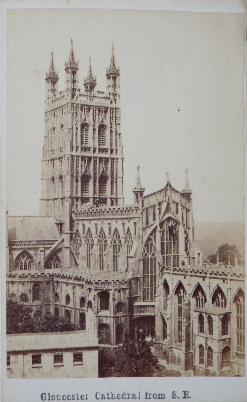 Photograph - Gloucester Catedral, from S. E.