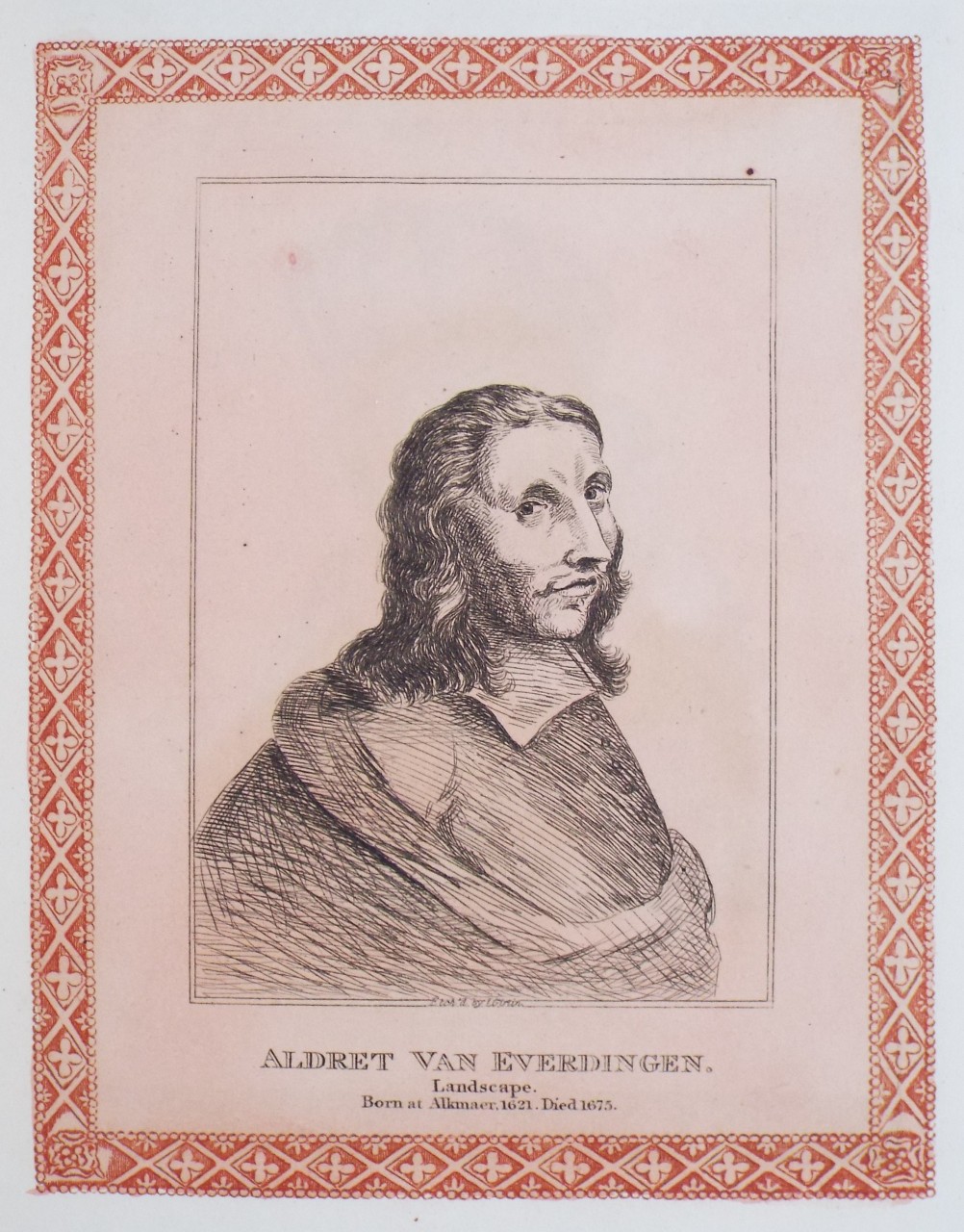 Etching - Aldret Van Everdingen. - Girtin