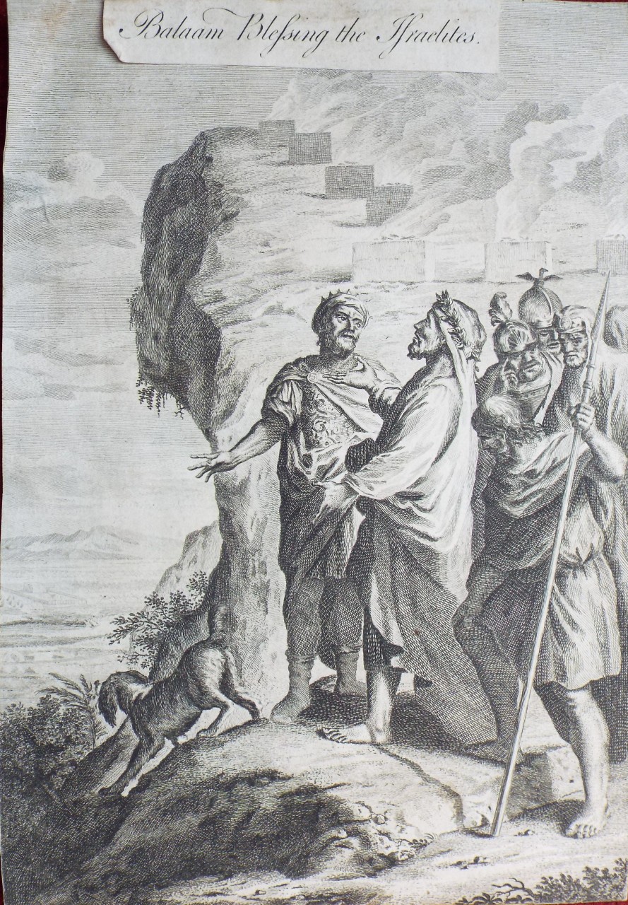 Print - Balaam Blessing the Israelites