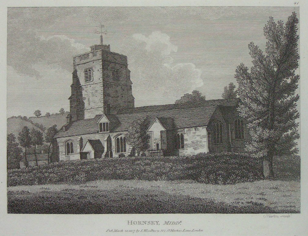 Print - Hornsey, Middx - Newton