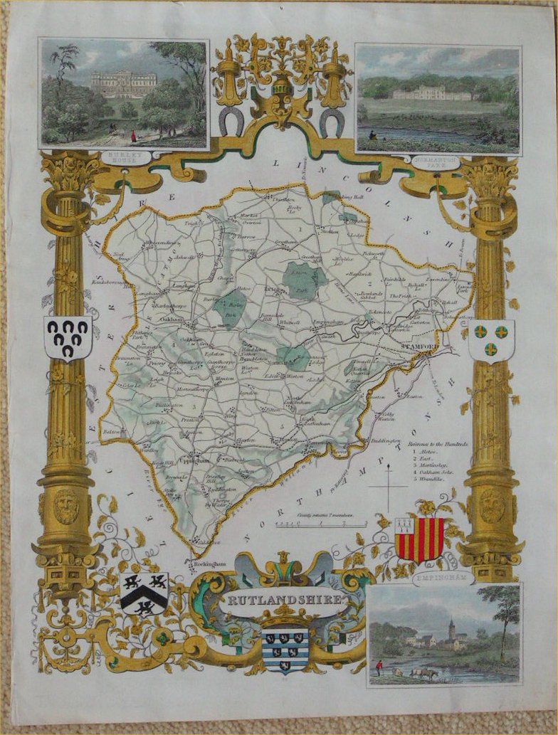 Map of Rutland - Moule