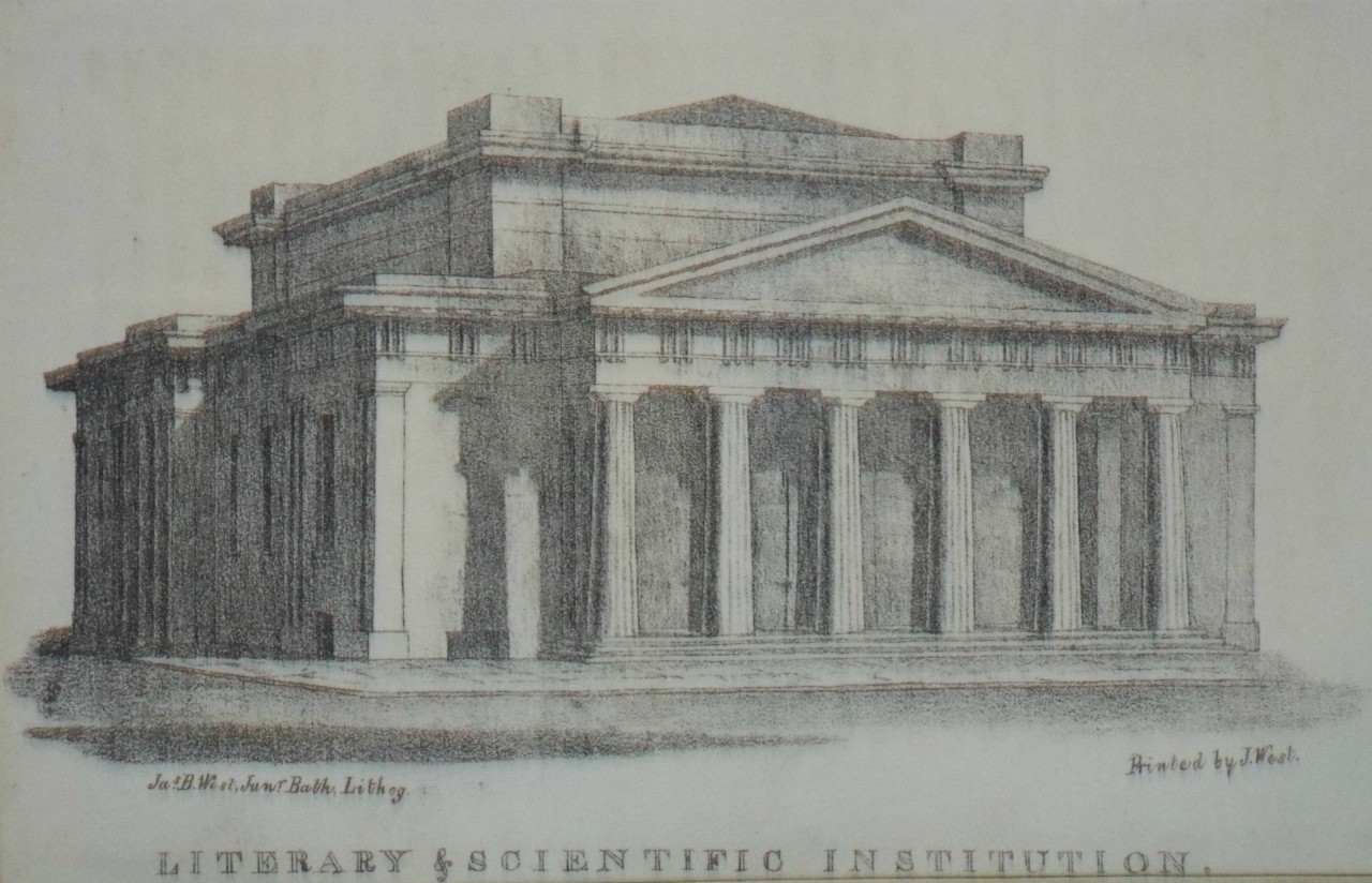 Lithograph - Literary & Scientific Institution.