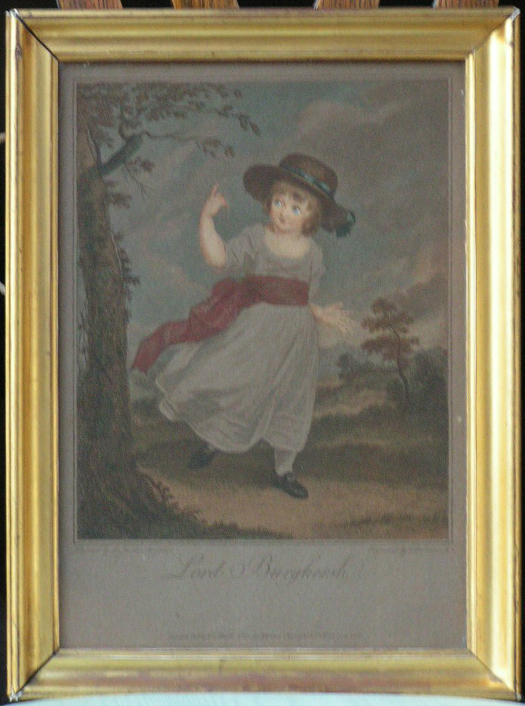 Lithograph - Lord Burghersh - Bartolozzi