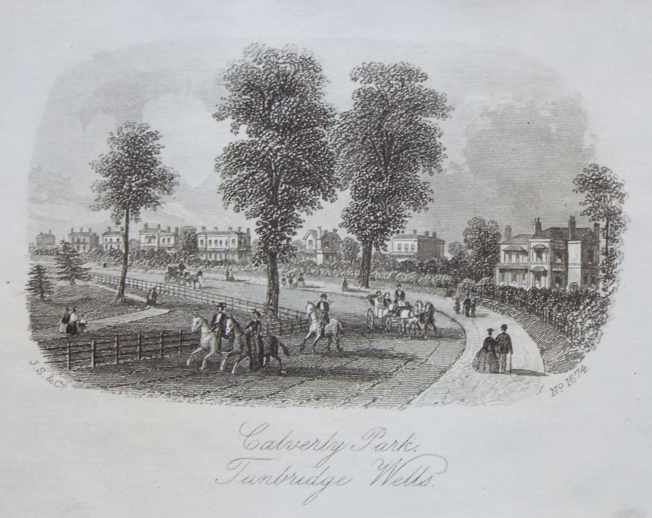 Steel Vignette - Calverley Park, Tunbridge Wells - J