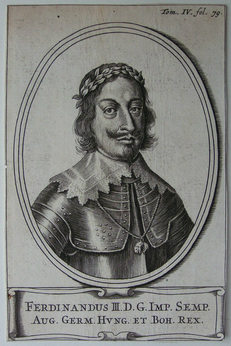Print - Ferdinandus III D.G. Imp. Semp. Aug. Germ. Hung. et Boh. Rex.