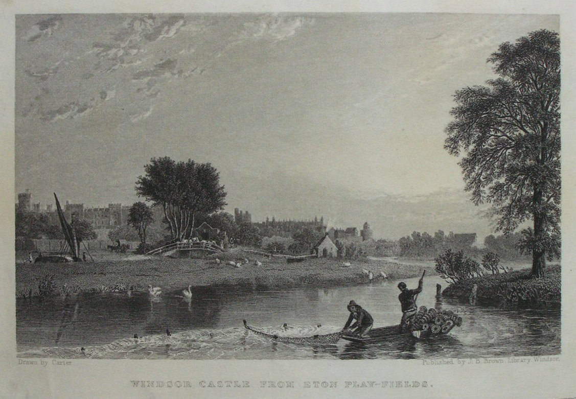 Print - Windsor Castle from Eton Play-Fields