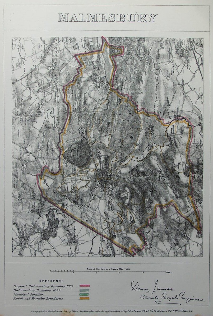 Map of Malmesbury - Malmesbury