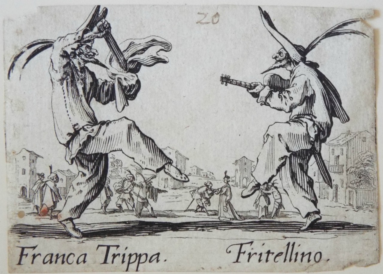 Etching - Franca Trippa. Fritellino. - Callot