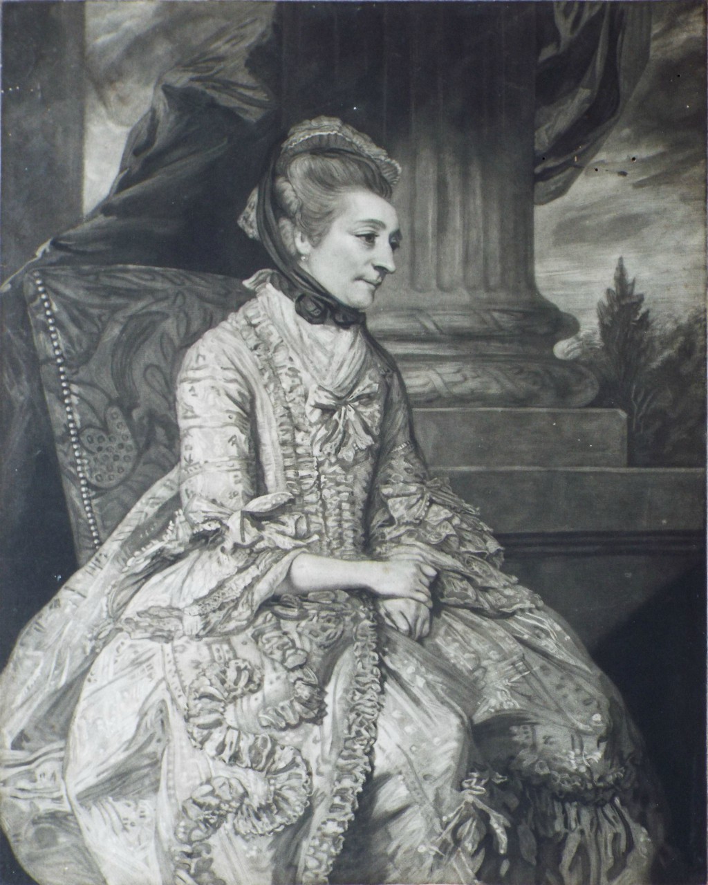 Mezzotint - Mrs Montagu. - Smith