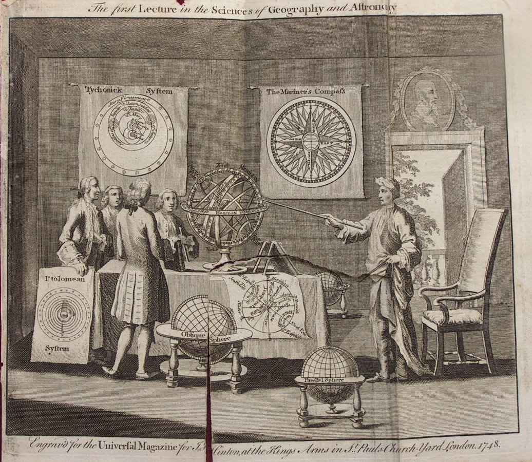 Print - The First Lecture in the Sciences of Geography and Astronomy