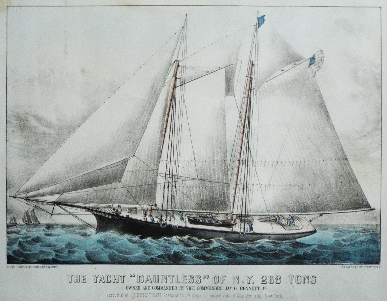 Lithograph - The Yacht 