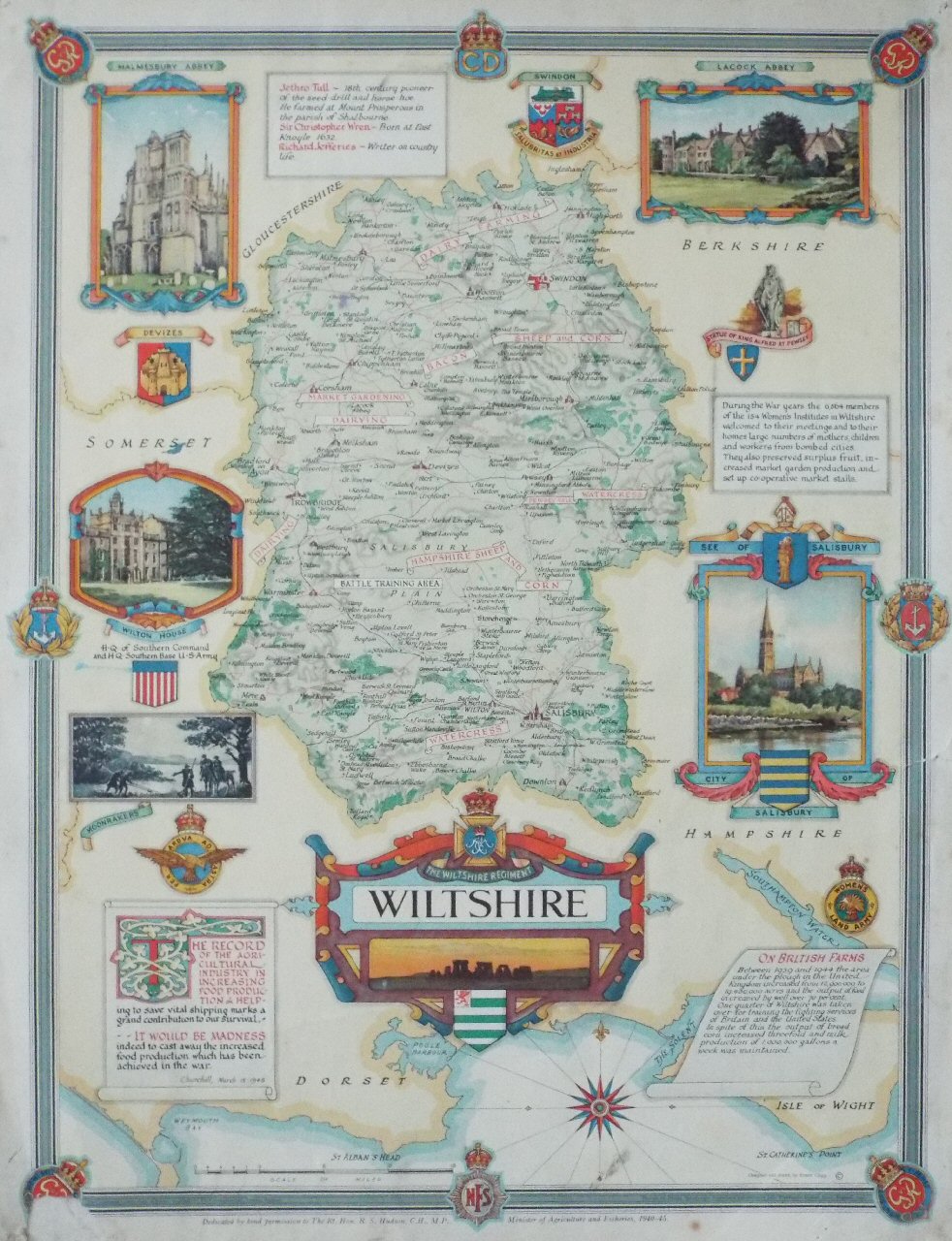 Map of Wiltshire