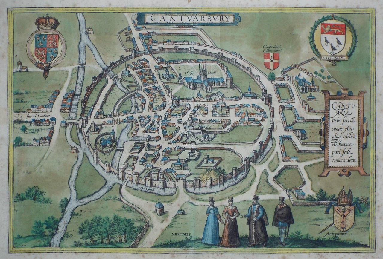 Map of Canterbury - Canterbury