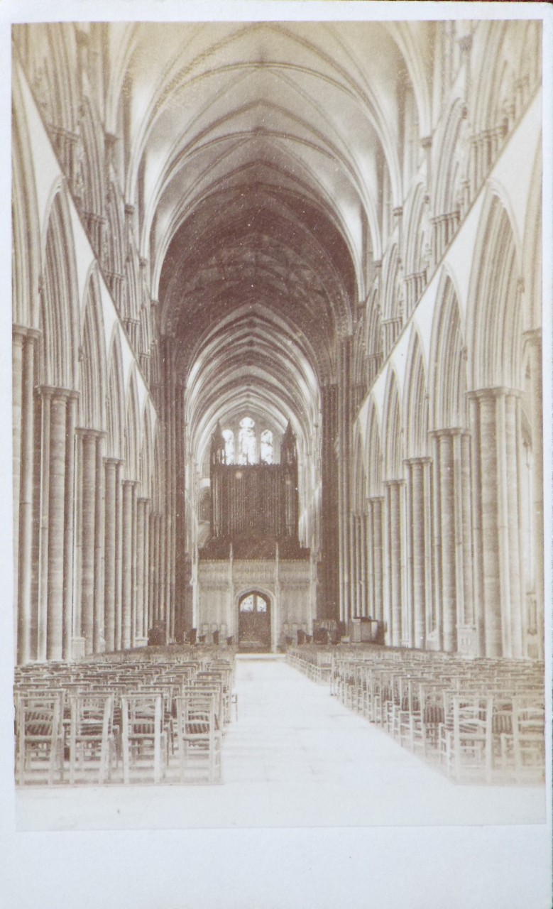 Photograph - Salisbury Cathedral Nave