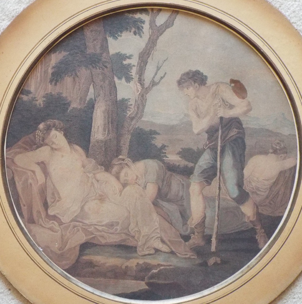 Stipple - Cimon and Iphegeniia. - 