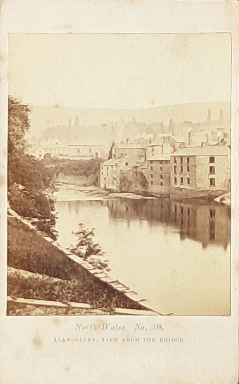 Photograph - Llangollen, View from the Bridge.