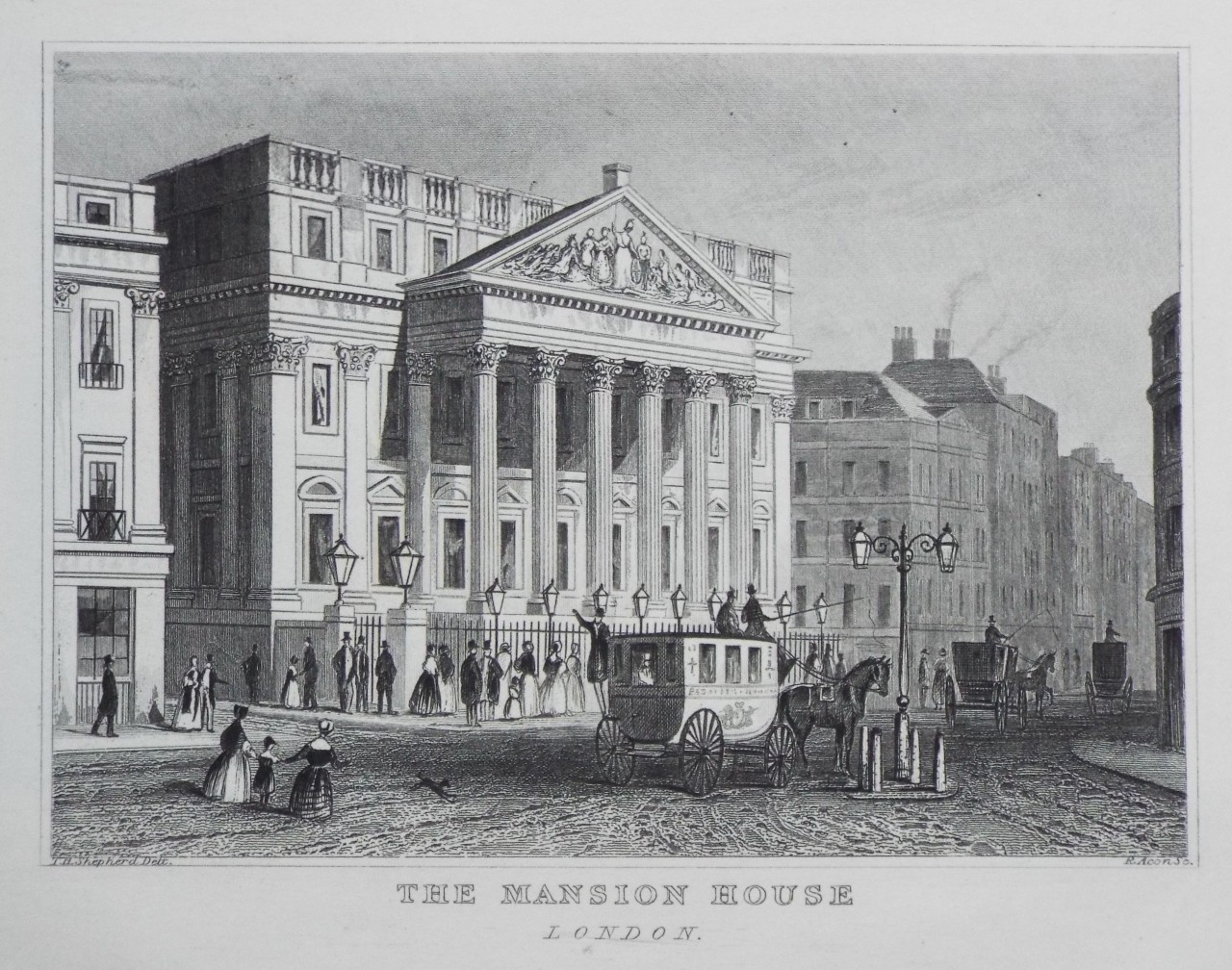Print - The Mansion House London