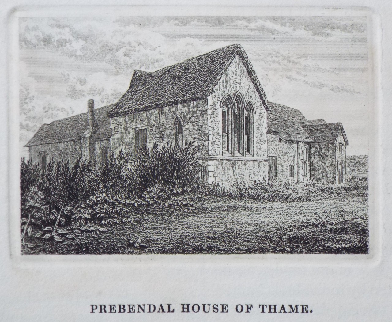 Print - Prebendal House of Thame.