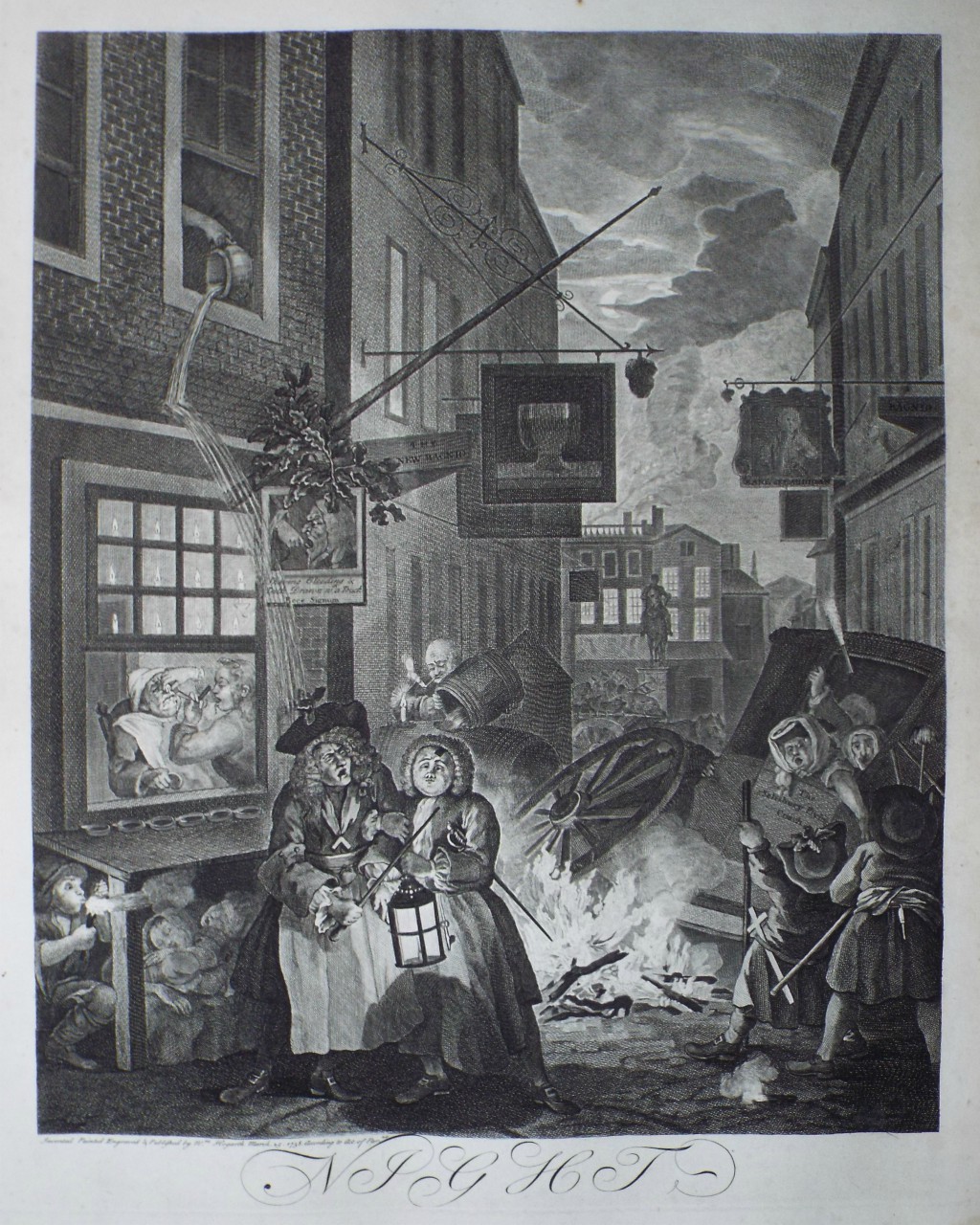 Print - Night - Hogarth