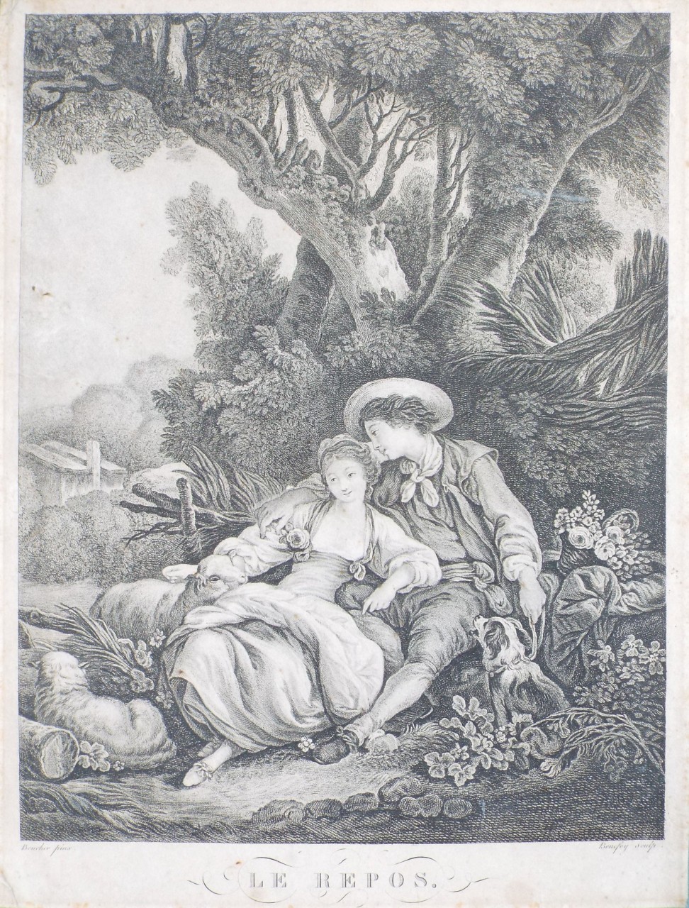 Print - Le Repos. - 