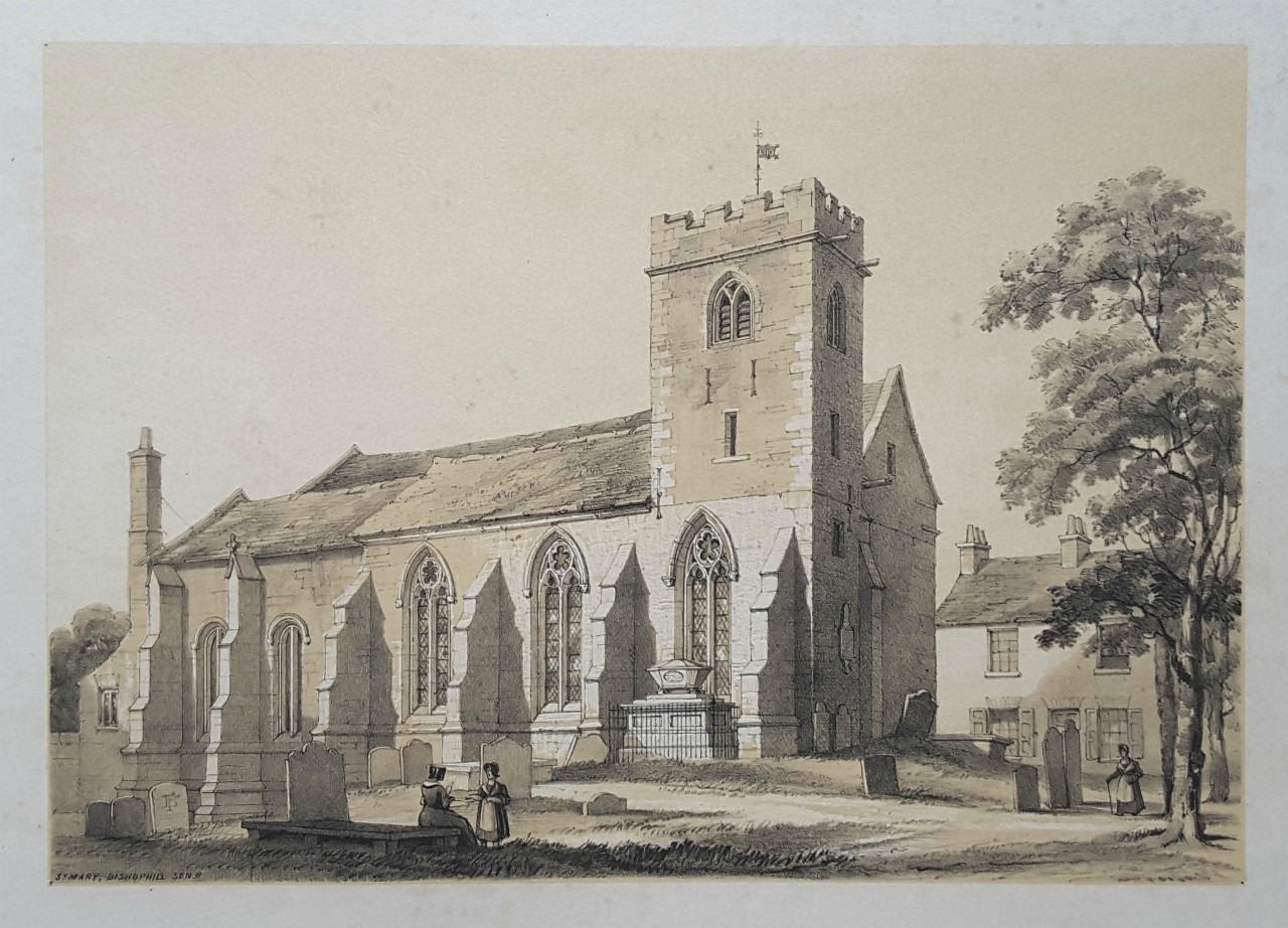 Lithograph - St. Mary Bishophill Senr. - Monkhouse