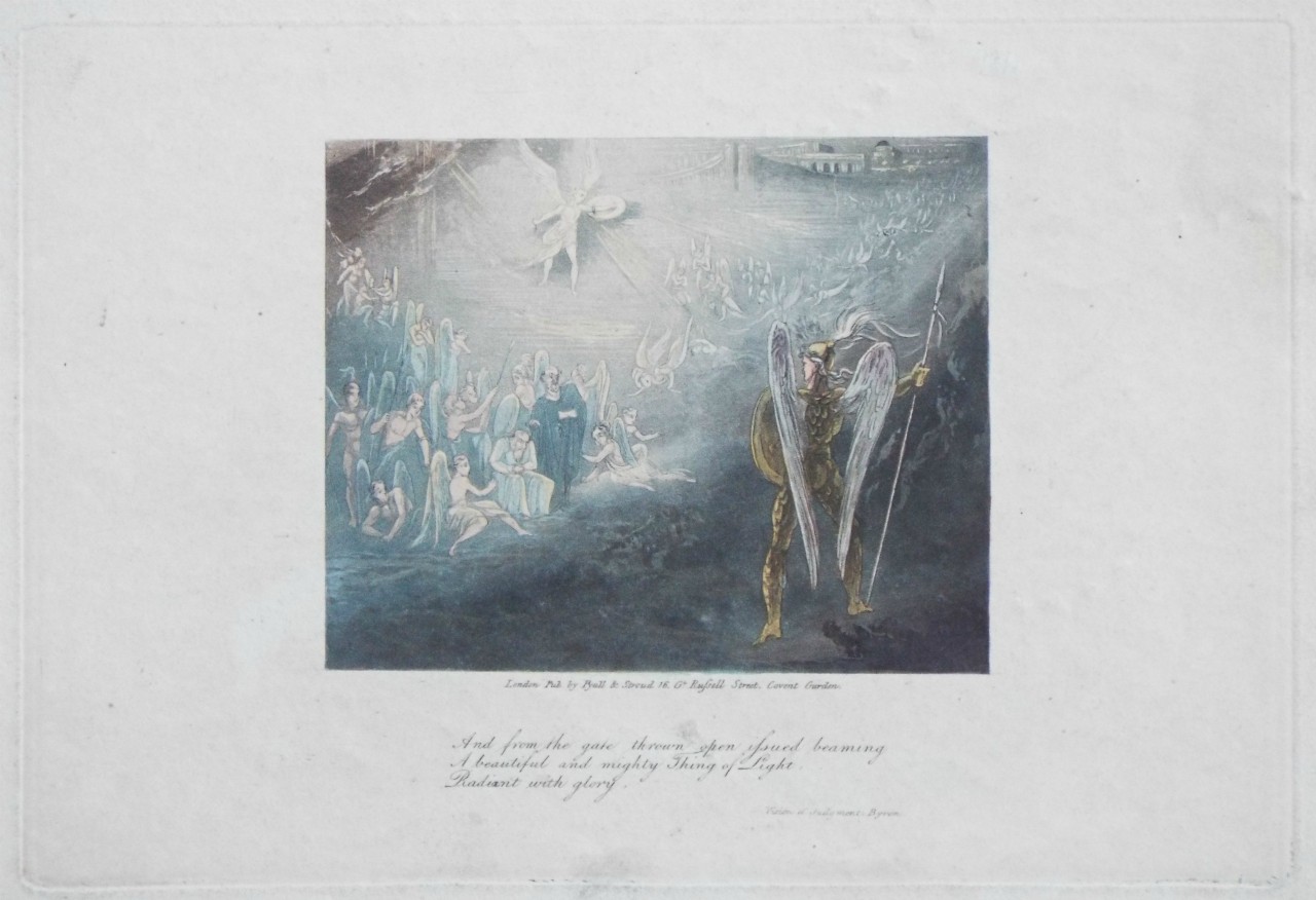 Aquatint - Byron - And from the gate