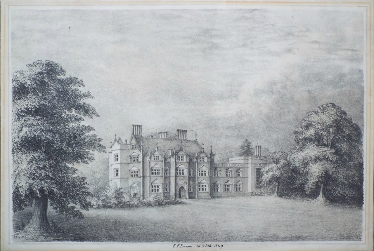 Lithograph - Unknown house - Pearson