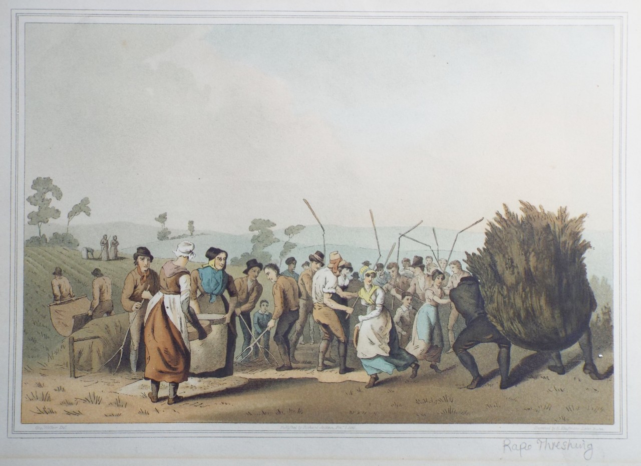 Aquatint - Rape Threshing - Kauffmann