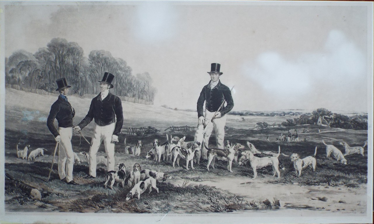 Aquatint - The Merry Beaglers - Harris