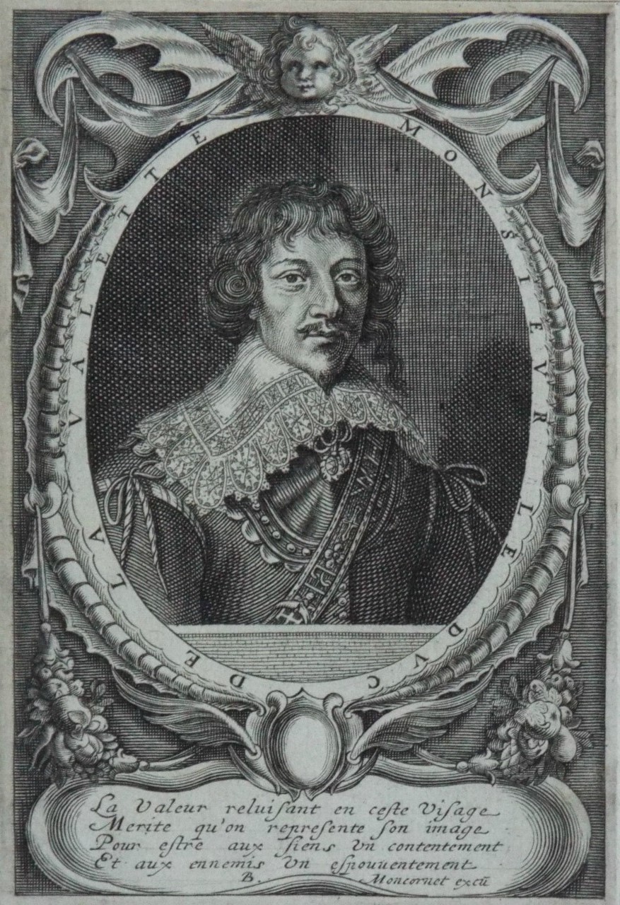 Print - Monsieur de Duc de la Valette - Moncornet