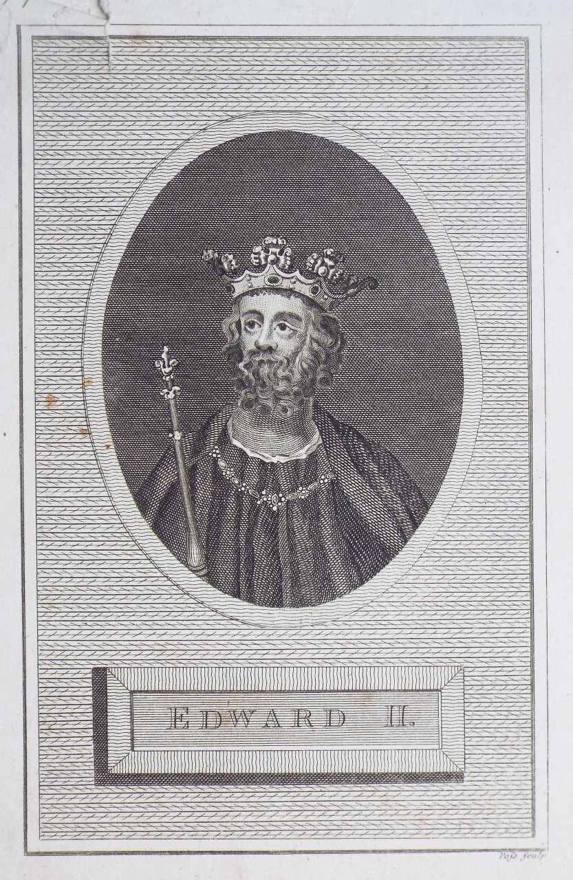 Lithograph - Edward II. - 