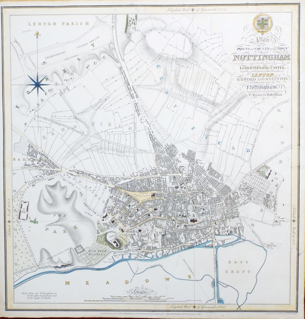 Map of Nottingham - Nottingham