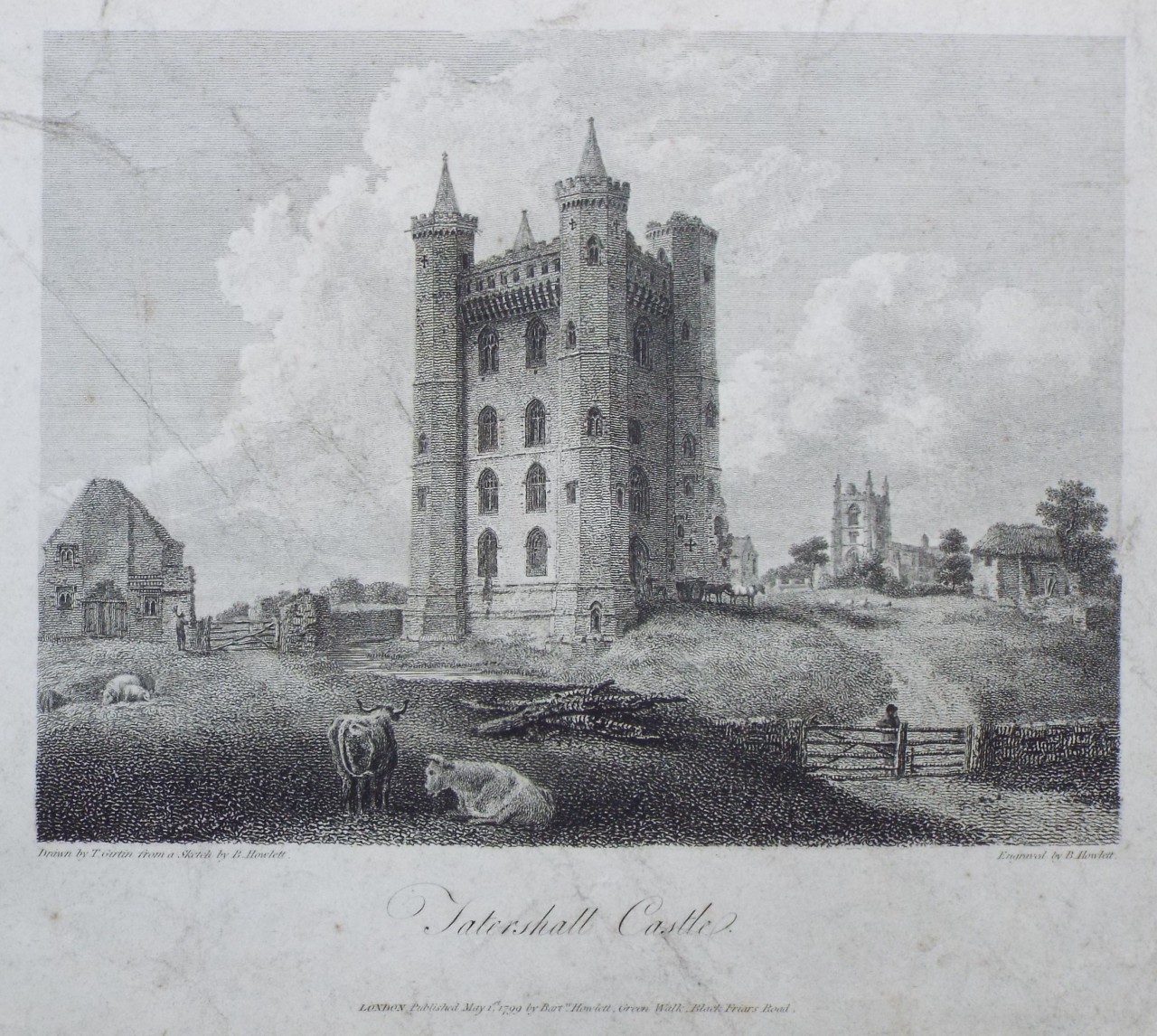 Print - Tattershall Castle. - Howlett