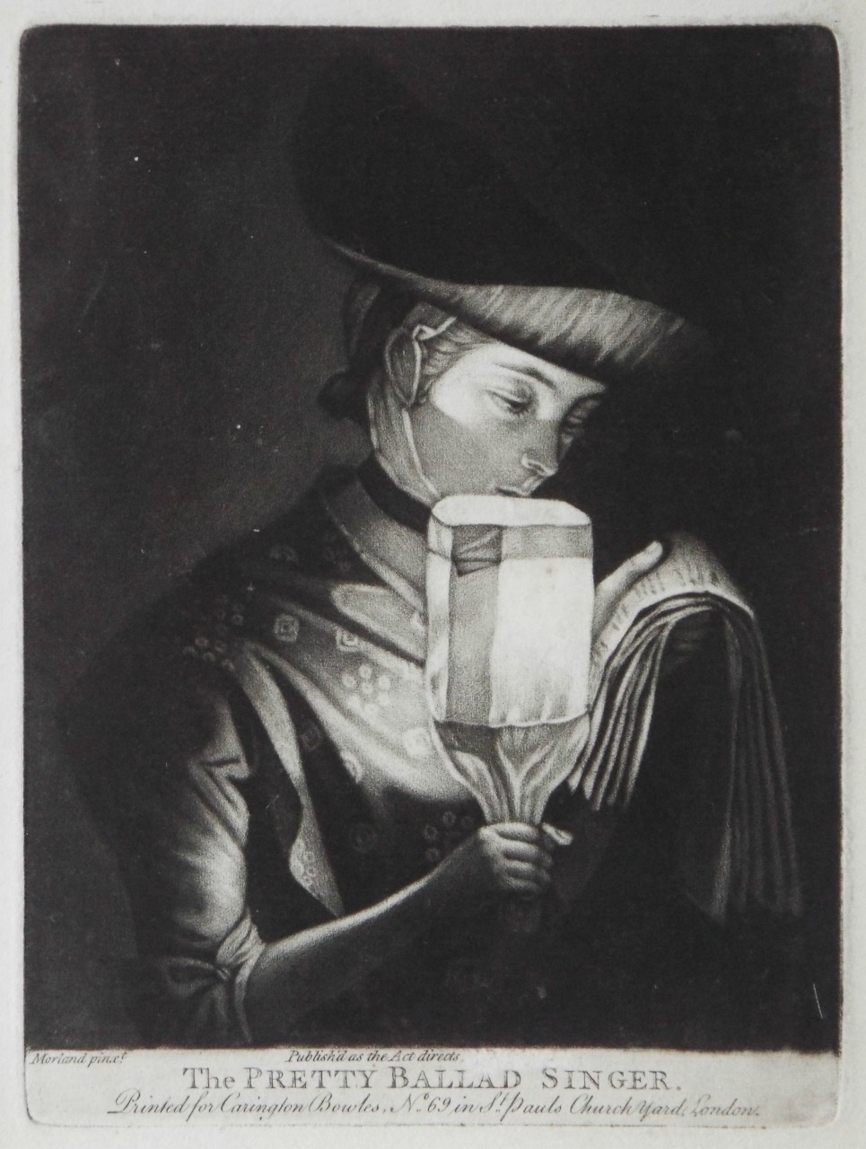 Mezzotint - The Pretty Ballad Singer.