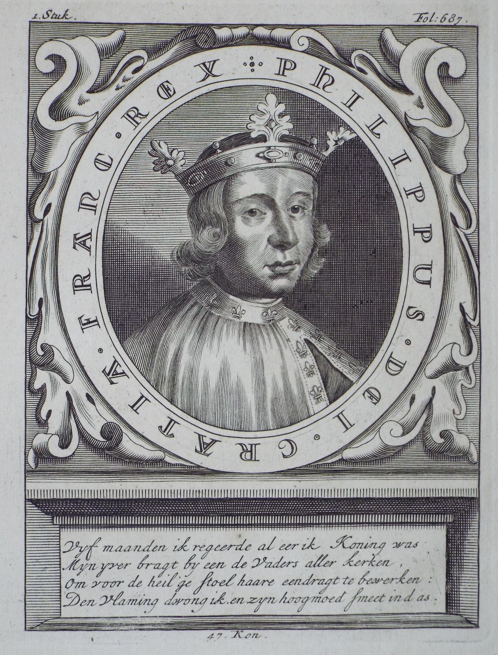 Print - Ludovicus Dei Gratia Franconu Rex Christianiss
