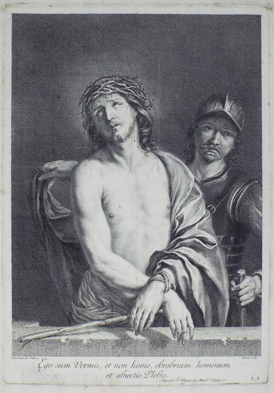 Print - Ego sum Vermis, et non homo, obrobrium hominum et abiectio Plebis. - 