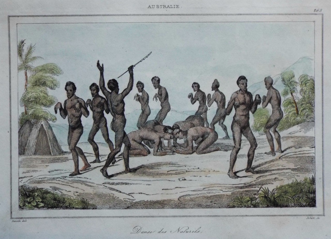 Print - Australie. Danse des Naturels. - 