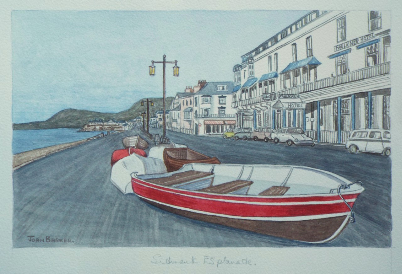 Watercolour - Sidmouth Esplanade