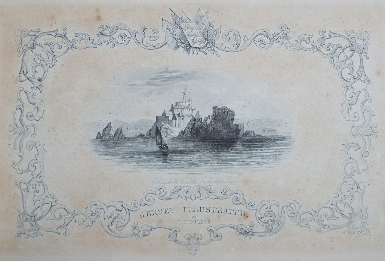 Steel Vignette - Elizabeth Castle from the Sea