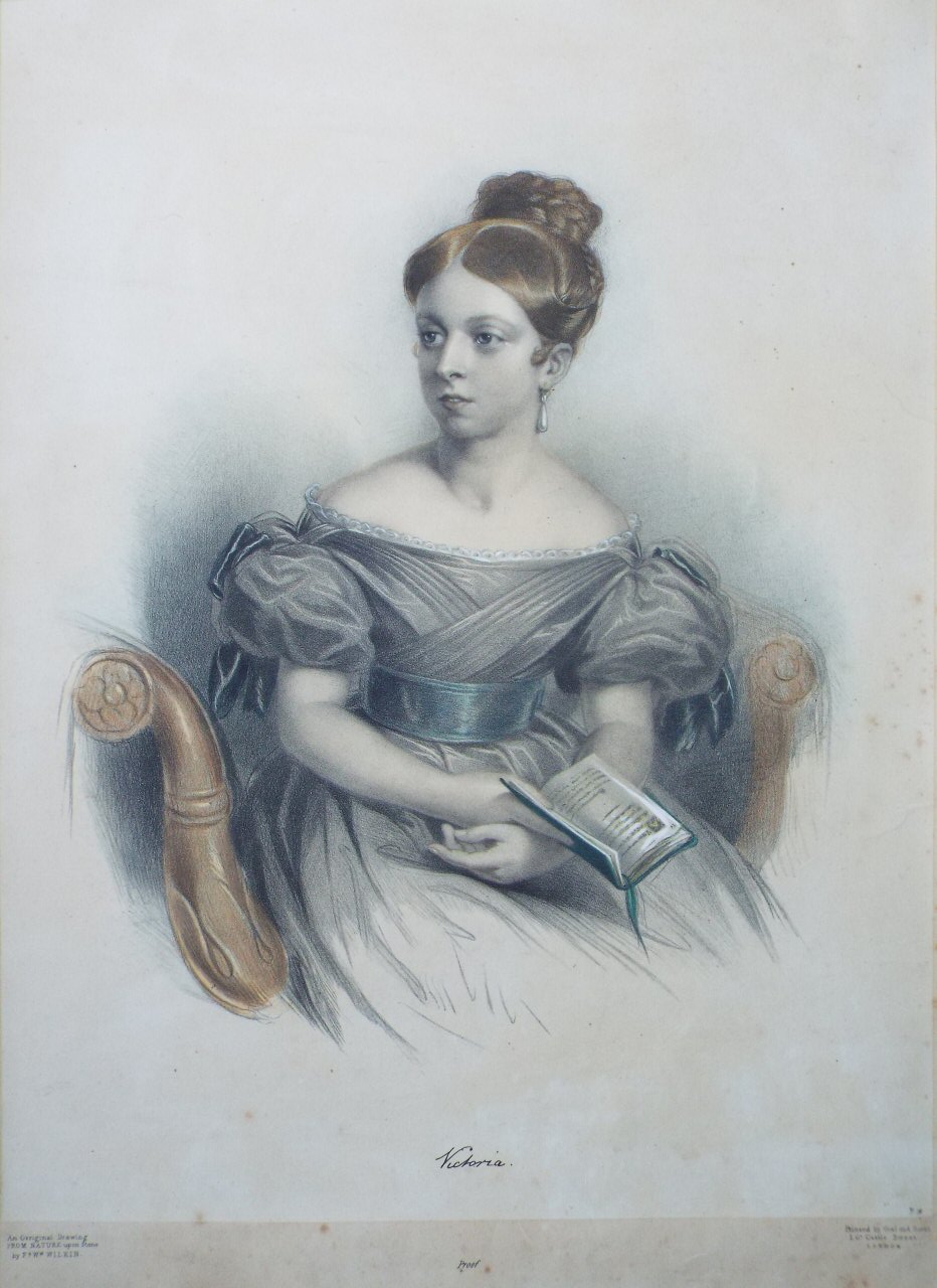 Lithograph - Victoria - Wilkin