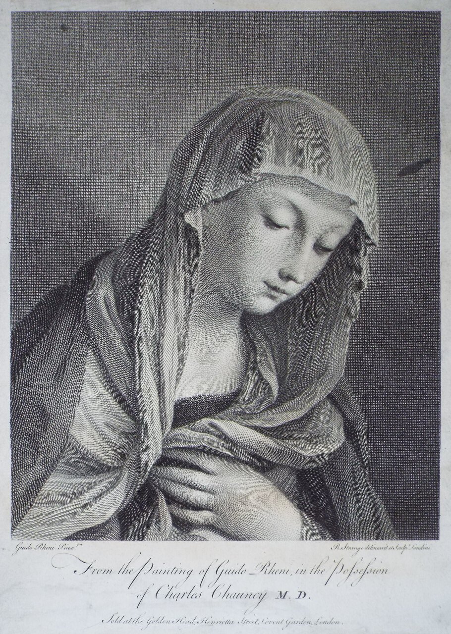 Print - From the Painting of Guido Rheni, in the Possession of Charles Chauncy M. D. - Strange