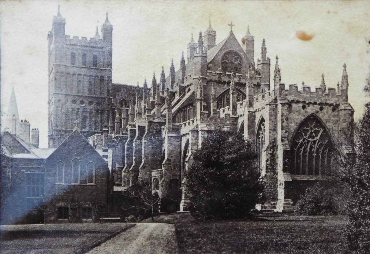 Photograph - Exeter Cathedral S.E. view