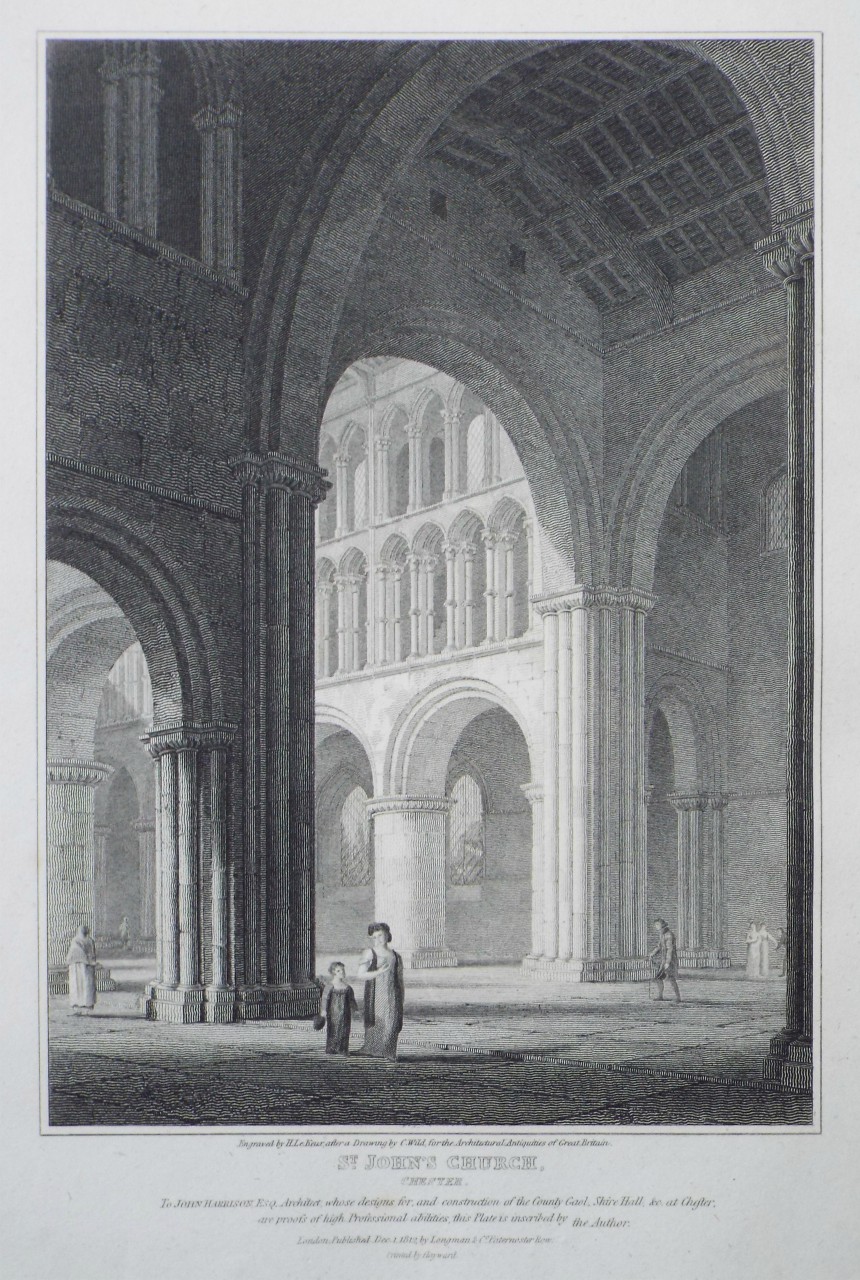 Print - St. John's Church, Chester. - Le