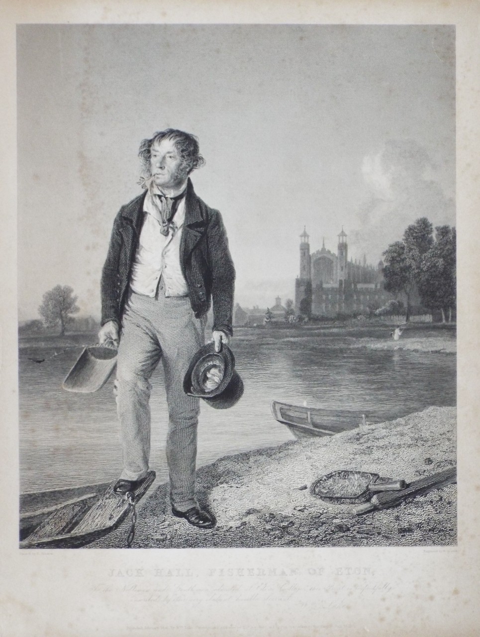 Print - Jack Hall, Fisherman of Eton. - Graves