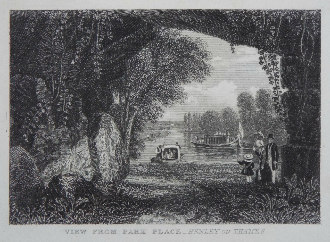 Print - View from Park Place - Henley on Thames.