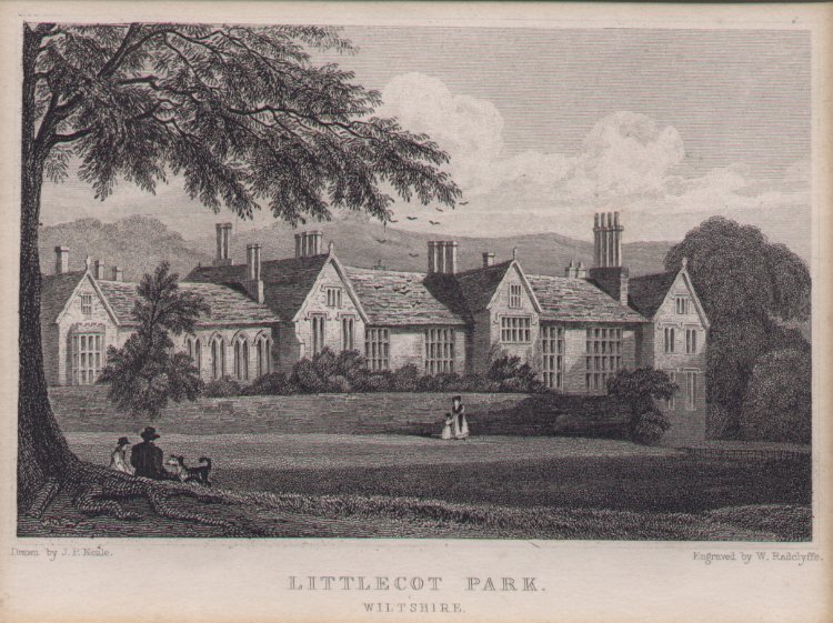 Print - Littlecote Park, Wiltshire. - Radclyffe