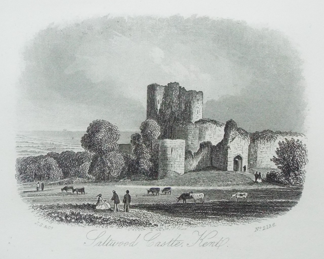 Steel Vignette - Saltwood Castle, Kent. - J.