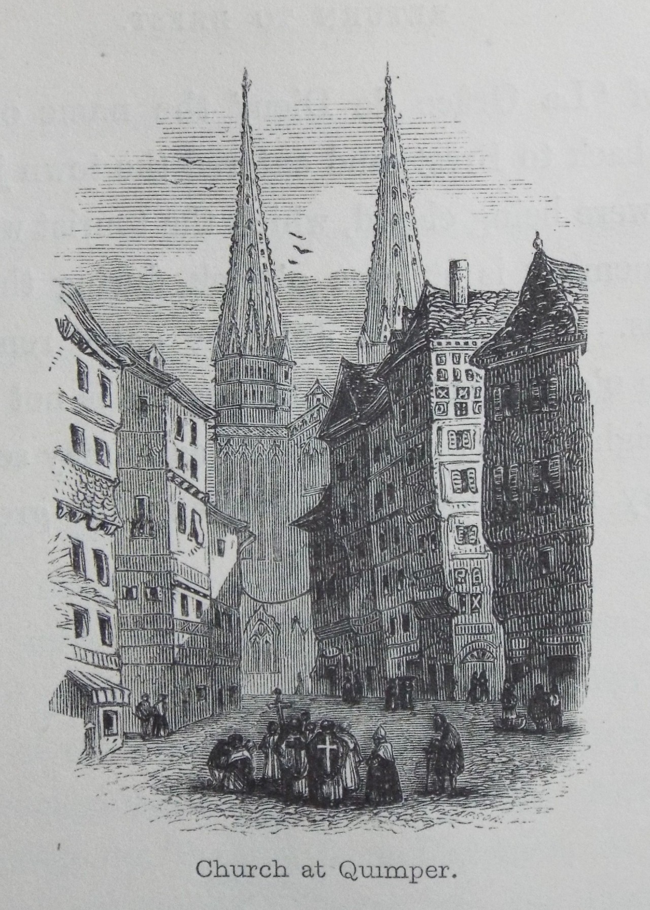 Wood - Church at Quimper.